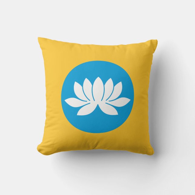 Vlag van Kalmukkië Kussen (Voorkant)