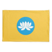 Vlag van Kalmukkië Kussensloop (Achterkant)