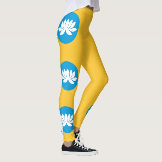 Vlag van Kalmukkië Leggings (Rechts)