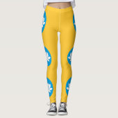 Vlag van Kalmukkië Leggings (Voorkant)
