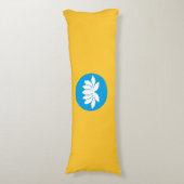 Vlag van Kalmukkië Lichaamskussen (Voorkant Verticaal)