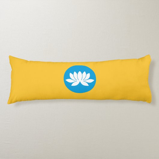 Vlag van Kalmukkië Lichaamskussen (Voorkant)