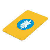 Vlag van Kalmukkië Magneet (Linkerzijde)