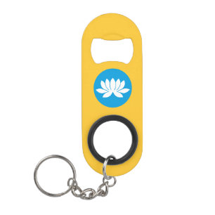 Vlag van Kalmukkië Mini Flessenopener