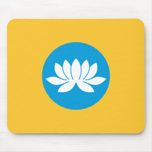 Vlag van Kalmukkië Muismat (Voorkant)