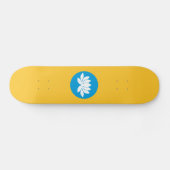 Vlag van Kalmukkië Persoonlijk Skateboard (Horizontaal)