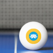 Vlag van Kalmukkië Pingpongbal (Net)