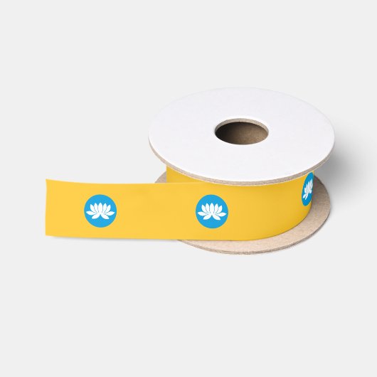 Vlag van Kalmukkië Satijnen Lint (Spoel)