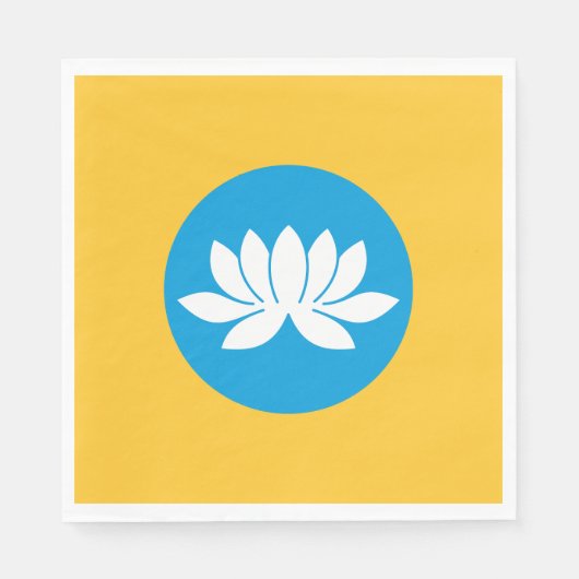 Vlag van Kalmukkië Servet (Voorkant)