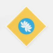 Vlag van Kalmukkië Servet (Hoek)