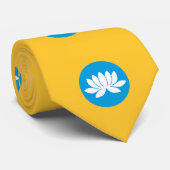 Vlag van Kalmukkië Stropdas (Opgerold)