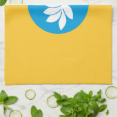 Vlag van Kalmukkië Theedoek (Gevouwen)