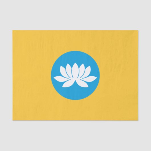 Vlag van Kalmukkië Tissuepapier (Voorkant)