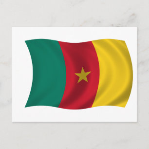 Vlag van Kameroen Briefkaart