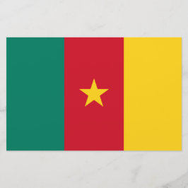Vlag van Kameroen Briefpapier