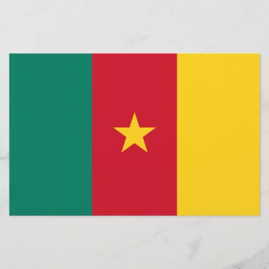 Vlag van Kameroen Briefpapier (Voorkant)