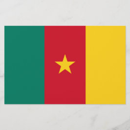 Vlag van Kameroen Briefpapier