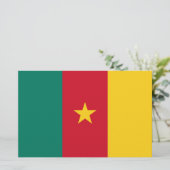 Vlag van Kameroen Briefpapier (Staand voorkant)