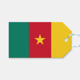 Vlag van Kameroen Cadeaulabel