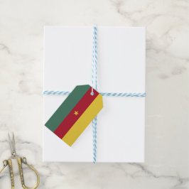 Vlag van Kameroen Cadeaulabel