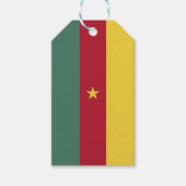 Vlag van Kameroen Cadeaulabel (Voorkant)