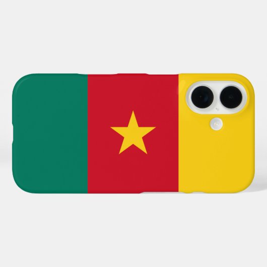 Vlag van Kameroen Case-Mate iPhone Case (Achterkant (horizontaal))