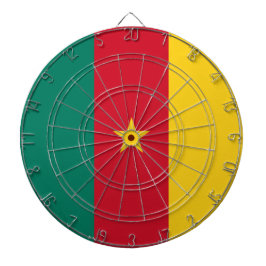 Vlag van Kameroen Dartbord