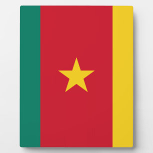 Vlag van Kameroen Fotoplaat