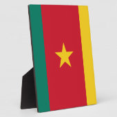 Vlag van Kameroen Fotoplaat (Zijkant)