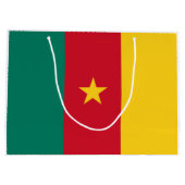 Vlag van Kameroen Groot Cadeauzakje (Achterkant)