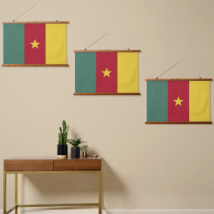 Vlag van Kameroen Hangend Wandkleed
