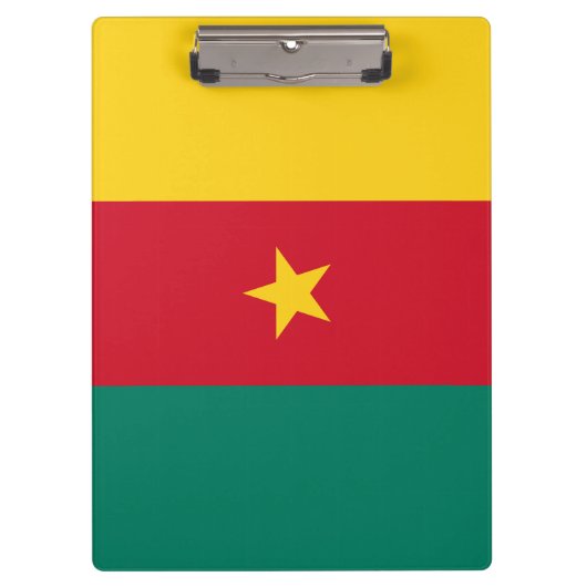 Vlag van Kameroen Klembord (Voorkant)