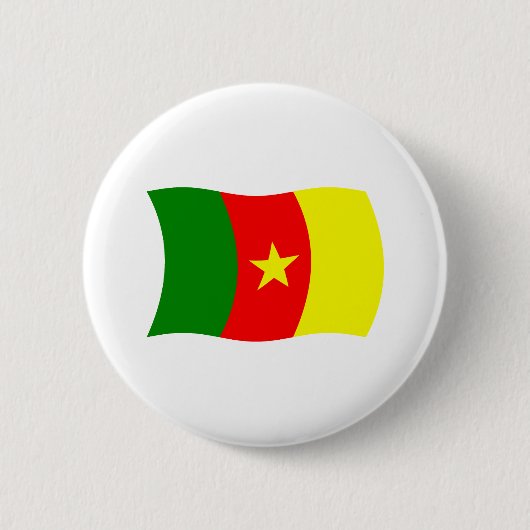 Vlag van Kameroen knop Ronde Button 5,7 Cm (Voorkant)