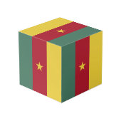 Vlag van Kameroen Kubus (Achter hoekig)