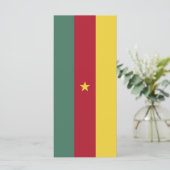 Vlag van Kameroen Menu (Staand voorkant)