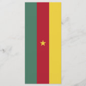 Vlag van Kameroen Menu (Voorkant)
