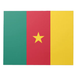 Vlag van Kameroen Notitieblok