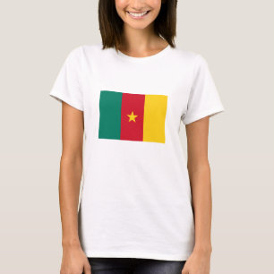 Vlag van Kameroen Patriotisch T-shirt