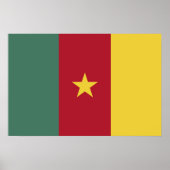 Vlag van Kameroen Poster (Voorkant)