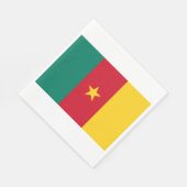Vlag van Kameroen Servet (Hoek)
