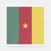Vlag van Kameroen Servet (Voorkant)