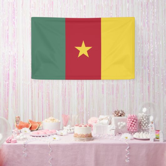 Vlag van Kameroen Spandoek (Feest)