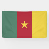 Vlag van Kameroen Spandoek (Horizontaal)