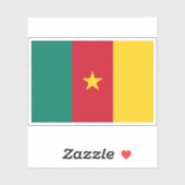 Vlag van Kameroen Sticker (Vel)