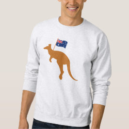 vlag van kangaroo australia trui