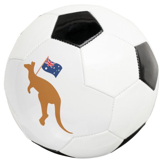 vlag van kangaroo australia voetbal (Drie kwart)