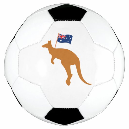 vlag van kangaroo australia voetbal (Voorkant)