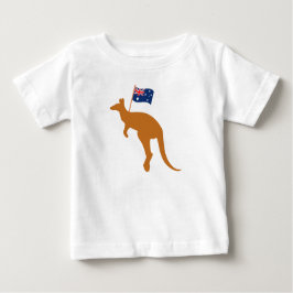 vlag van kangaroo australia wit
