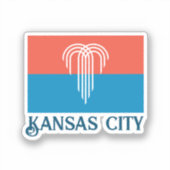 Vlag van Kansas City (2023), Missouri Sticker (Voorkant)