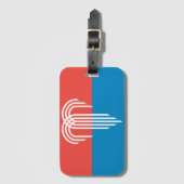 Vlag van Kansas City, Missouri Bagagelabel (Voorkant (verticaal))